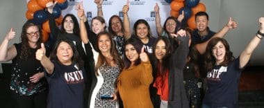 Group shot of Awards students